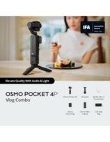 DJI Osmo Pocket 4P Vlog Combo kamera su stabilizatoriumi ir mikrofonu (CP.OS.00000662)