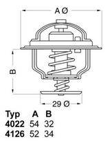 BorgWarner (Wahler) 4126.88 Termostatas, aušinimo skystis