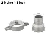 Efektyvus aliuminio vandens siurblio jungiklis su guminiu tarpikliu, 1 3 colio dydžiai 2 inchto 1.5 inch gray