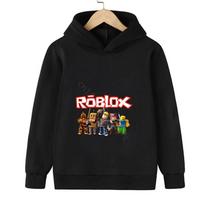 Roblox Vaikų Kostiumas Spr Berniuko Džemperis Vaikų Drabužiai Juokingi Džemperiai Paauglėms Mergaitėms Kūdikių Berniukų Džemperis 140 black