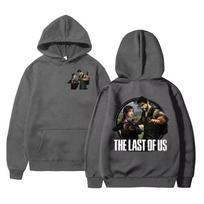 The Last of Us Part 2 Hoodies Vyrams Moterims Su Gobtuvu Megztinis Palaidinė Vyriškas Moteriškas Studentas Hip Hop Hoddie Megztiniai S gray