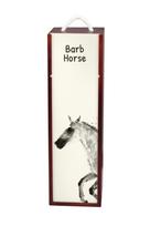 Barb Horse - wine box with a horse, alcohol box with graphics, personalized gift box from the Art-Dog brand ruda