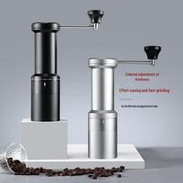 Rankiniu būdu valdomas CNC420 kavos malūnėlis su pour-over kavos malimo šerdimi juoda