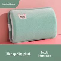 Electric Hot Water Bottle Hand Warmer: No Disassembly Needed, Safe, Explosion-Proof, Portable, and Easy to Charge. No Water, Includes Filling Accessories gray