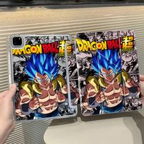 Dragon Ball Anime Vegeta planšetinio kompiuterio dėklas iPad Pro 11-osios 10-osios 9-osios 8-osios 7-osios 12,9 colio Mini 6 7 Pro 2025 Air 4 5 M3 M2 1 2 M4 11 colių iPad 5th 6th 9.7 blue