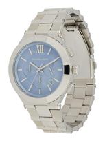 MICHAEL Michael Kors Analoginis (įprasto dizaino) laikrodis 'BILLIE' šviesiai mėlyna / sidabrinė