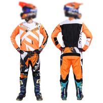 Vaikiški motokroso marškinėliai, kelnės, žali, juodi, 3, 4, 5, 6, 7, 8, 9, 10 metų, visureigių kostiumas, mėlynas, oranžinis, enduro, krosas, berniukas ir mergaitė. XXL-28