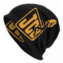 Custom JCB Bonnet Hat Knit Hat Men Women Fashion Unisex Adult Warm Winter Beanies Cap One Size orange