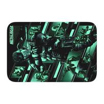 Custom Metal Gear Solid Game  Doormat Anti-Slip Bath Kitchen Mat Toilet Floor Door Entrance Carpet Rug 40cm x 60cm blue