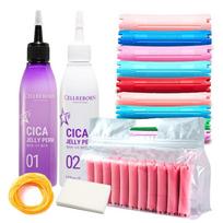 Cellibon Hair Volume Roll Star Self-Perm Ceramic Rod Set + Perm Solution No. 4 1 pcs 150ml blue