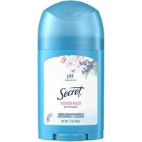 Secret Anti-Perspirant Deodorant Solid Powder Fresh 1.70oz 4 Packs 48g 1 pcs blue