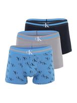 Calvin Klein Underwear Boxer trumpikės safyro / tamsiai mėlyna / šviesiai pilka