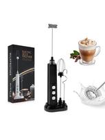 Xiaomi 3-in-1 electric milk frother, 3-speeds power adjustablehandheld portable electric mixer, placed base Type-C charging juoda