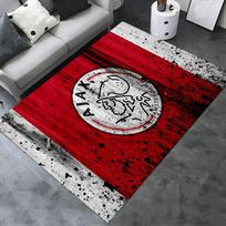 AFC Ajax logo Carpet Rug for Living Room Bedroom Home Sofa Decoration,Kids play Non-slip Floor Mat 70x100cm( 27x39in ) red