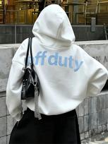 Unisex Sportinis Džemperis Ne Darbo Metu Drąsus Raidės Slogan Spaudinys Vyno Raudonumo Per dydį Megztinis Streetwear Džemperis Pavasaris Ruduo 3XL gray