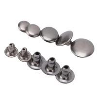500 rinkinių odinių kniedžių 6mm 7mm 8mm 9mm 10mm kniedės galvutės ir 8x6mm kniedės galvelės rankdarbiams, drabužiams, audiniui, batams, krepšiams, dekoravimui Gun Color gray