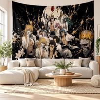 Bleach anime Wall Tapestry Home Decor Hanging Cloth Art Background Tapestry for Bedroom 130cmx150cm