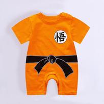 Adorable Baby Onesie Short Sleeve Cotton Infant Bodysuit Soft Lightweight Summer Wear Wu,90cm/35.43in orange