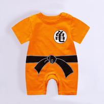 Adorable Baby Onesie Short Sleeve Cotton Infant Bodysuit Soft Lightweight Summer Wear Gui,59cm/23.23in orange