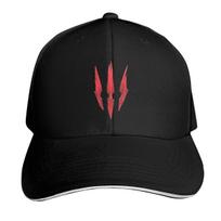 Witcher 3 Logo Baseball Cap Summer Beach Travel Streetwear Hip Hop Trendy Vintage Retro Embroidered black