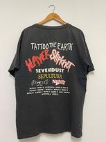 Vintage Y2K Tattoo The Earth 2000 Slayer Slipknot Metal T-Shirt / Tour / Concert / Heavy Metal / Alternative Metal / Black / XL 3XL gray