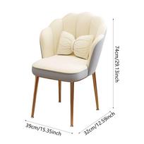 Kėdė valgomojo zonai beige