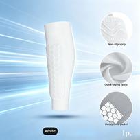 Shin Guards Football Basketball with Honeycomb Padding Breathable Nylon Anti Impact 1pc Sport Leg Protectors for Kids Adults 1 WHITE M white