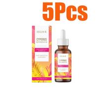Cyperus Rotundus Oil Body Post Hair Removal Soothing Oil Hair Growth Inhibitor Depilatory After Epilation Care for Smooth Skin 5PCS