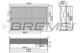 BREMSI FA1699 Oro filtras