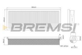 BREMSI FA1639 Oro filtras
