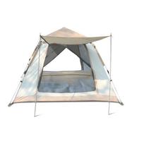 Tent Outdoor Automatic Portable Folding Quickly Open Camping Camping Four Sides Rainproof 210*210*135CM gray