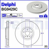 DELPHI BG9429C Stabdžių diskas