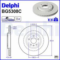 DELPHI BG5308C Stabdžių diskas