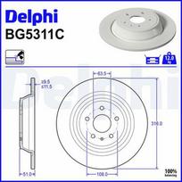 DELPHI BG5311C Stabdžių diskas