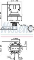 NISSENS 301079 Slėgio jungiklis, oro kondicionavimas