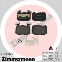 ZIMMERMANN 21152.185.2 Stabdžių trinkelių rinkinys, diskinis stabdys