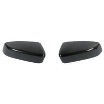 Rearview Mirror Covers for 09-13 Ford Mustang (1 Pair) None black