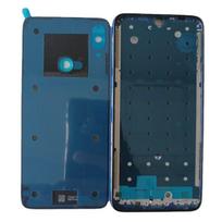 For Xiaomi Redmi Note 7 Middle Frame Housing Bezel Front Frame + Battery Back Cover With Power Volume Button Parts mėlyna