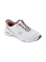 SKECHERS Batai su raišteliais 'Glide- Step Gravity Everyday Bliss' šokolado spalva / balta