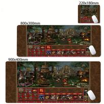 Computer Keyboard Lockrand Desk Mat 90x40cm Heroes of Might and Magic 3 Gaming Mouse Pad Office Accessories Desk Mats Xxl Carpet 30cmx60cm black