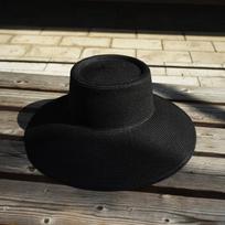 French Vintage Hepburn Style Black Wide Brim Floppy Sun Hat Women Beach Vacation UV Protection M 56-58cm black