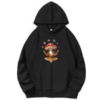 Magic Mushroom Buddha Fashion Harajuku Graphic Hooded Sweatshirts Spring Autumn Essentials Hoodie Hooded Shirt Unisex Sportswear XXXXL black