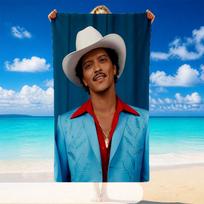 Bruno Mars Beach Towel, Soft Large Absorbent Towel For Beach Swimming Pool Travel Vacation 80cmx160cm(31x63inch)