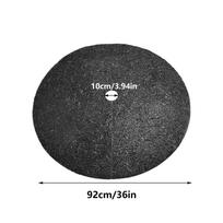 71cm/91cm Tree Mulch Mat Non-Woven Reusable Round Cover Disc Tree Mat for Outdoor Plant Landscaping Gardening Ground Protection