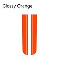 Car Hood Bonnet Stickers Head Stripe Decal For MINI Cooper One S JCW Countryman Clubman R55 R60 R61 F54 F55 F56 Car Accessories oranžinė