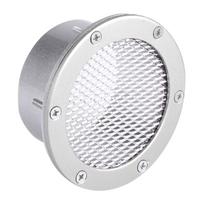 Universal Car Racing Air Duct Grille Bumper Vent Inlet for Cold Air Intake (Silver) sidabras
