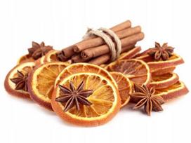 Dry Mix Orange Slices, Cinnamon, Anise, 1 Pack