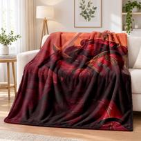 Warhammer 40K Flannel Throw Blanket Soft Warm Cozy For Sofa Bed Indoor Home Bedroom Use 80cmx120cm brown