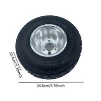 Go Kart Tire Practical Anti Slip Vacuum for Mower Drift UTV 10x4.50 10x4.50 gray