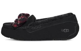 UGG Ansley Plaid Bow 'Black' Women's Sneakers 36 black